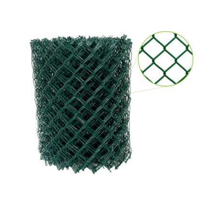 Rede malha elástica plastificada verde 50 x 14 x 11 (Rolo 25mts)