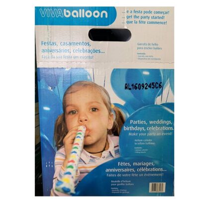 Viva Balloon (Kit descartável com Hélio para enchimento de balões)