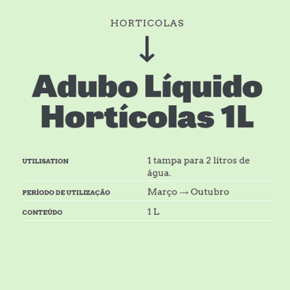 Adubo Líquido KB Hortícolas 1LT