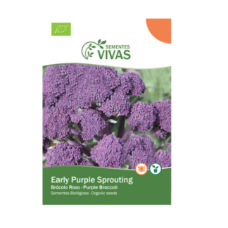Sementes Brócolos ‘Early Purple Sprouting’ Bio