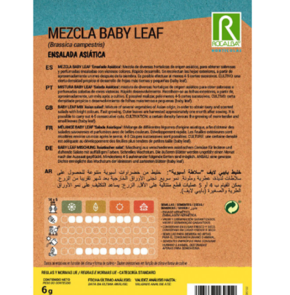Salada Asiática Baby Leaf