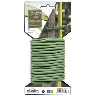 Cordel de Borracha Com Arame de Atar 5mm x 5mt Cordel de Borracha Com Arame de Atar 5mm x 5mt